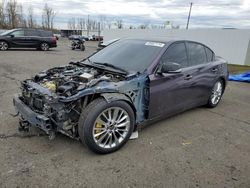 Salvage Cars with No Bids Yet For Sale at auction: 2016 Infiniti Q50 RED Sport 400