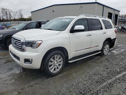 Salvage cars for sale at Spartanburg, SC auction: 2019 Toyota Sequoia Platinum