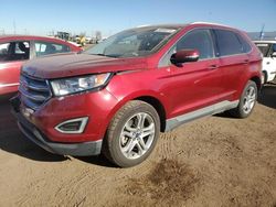 Vehiculos salvage en venta de Copart Brighton, CO: 2016 Ford Edge Titanium