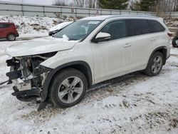 Toyota Highlander Vehiculos salvage en venta: 2017 Toyota Highlander Limited