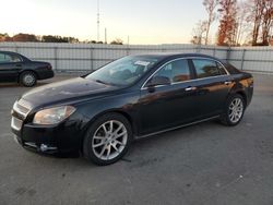 Salvage cars for sale at Dunn, NC auction: 2012 Chevrolet Malibu LTZ