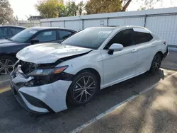 Salvage cars for sale from Copart Van Nuys, CA: 2022 Toyota Camry Night Shade