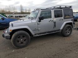 Jeep salvage cars for sale: 2013 Jeep Wrangler Unlimited Sport