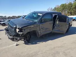 Toyota Tundra salvage cars for sale: 2015 Toyota Tundra Crewmax SR5