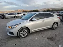 Salvage cars for sale at Las Vegas, NV auction: 2022 Hyundai Accent SE