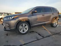 Toyota salvage cars for sale: 2019 Toyota Highlander Limited