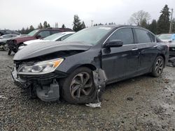 Salvage cars for sale at Graham, WA auction: 2016 Honda Accord EX