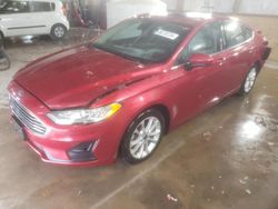 Ford salvage cars for sale: 2020 Ford Fusion SE