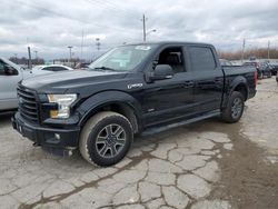 Salvage cars for sale at Indianapolis, IN auction: 2016 Ford F150 Supercrew