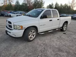 Salvage trucks for sale at Gaston, SC auction: 2003 Dodge RAM 1500 ST