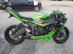 Salvage cars for sale from Copart Houston, TX: 2024 Kawasaki ZX636 K