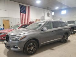 Infiniti salvage cars for sale: 2017 Infiniti QX60