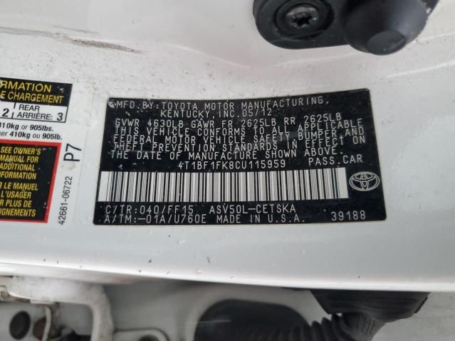 2012 Toyota Camry Base