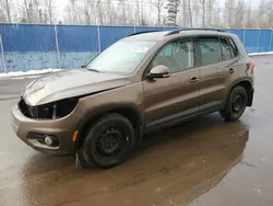 Salvage cars for sale at Moncton, NB auction: 2015 Volkswagen Tiguan S