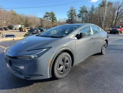 Salvage cars for sale at North Billerica, MA auction: 2024 Toyota Prius LE