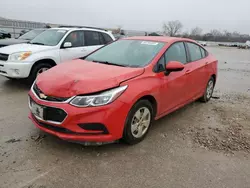 Salvage cars for sale at Kansas City, KS auction: 2017 Chevrolet Cruze LS