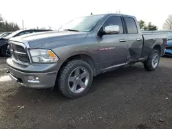 Salvage trucks for sale at Bowmanville, ON auction: 2012 Dodge RAM 1500 SLT