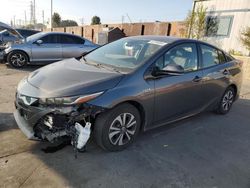 Salvage cars for sale at Wilmington, CA auction: 2019 Toyota Prius Prime