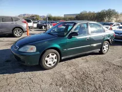 Salvage cars for sale at Las Vegas, NV auction: 2000 Honda Civic LX