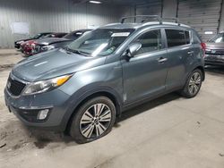 Salvage cars for sale at Franklin, WI auction: 2014 KIA Sportage EX