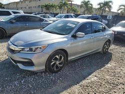 Honda salvage cars for sale: 2017 Honda Accord LX