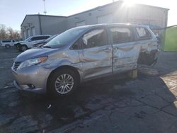 Salvage cars for sale at Rogersville, MO auction: 2016 Toyota Sienna XLE