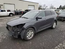 Salvage cars for sale at Woodburn, OR auction: 2017 KIA Sorento LX