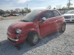 Fiat salvage cars for sale: 2015 Fiat 500 Lounge