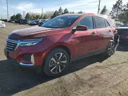 Chevrolet Vehiculos salvage en venta: 2024 Chevrolet Equinox Premiere