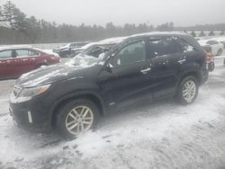 Salvage cars for sale at Windham, ME auction: 2014 KIA Sorento LX