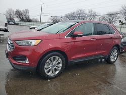 Salvage cars for sale at Moraine, OH auction: 2019 Ford Edge Titanium