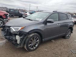 Salvage cars for sale at Indianapolis, IN auction: 2018 Toyota Rav4 Limited