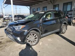 Salvage cars for sale at Los Angeles, CA auction: 2017 Toyota Rav4 Limited