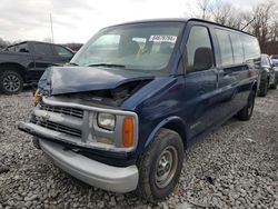 Salvage cars for sale at Cahokia Heights, IL auction: 2001 Chevrolet Express G3500