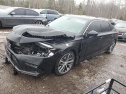 Salvage cars for sale at Cookstown, ON auction: 2024 Honda Civic Touring