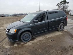 Salvage cars for sale at Woodhaven, MI auction: 2017 Dodge Grand Caravan SXT