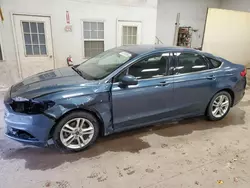 Salvage cars for sale at Davison, MI auction: 2018 Ford Fusion SE