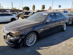 Salvage cars for sale from Copart Wilmington, CA: 2013 BMW 535 I Hybrid