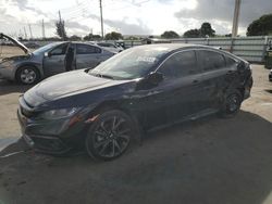 Carros salvage a la venta en subasta: 2020 Honda Civic Sport