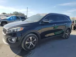 Salvage cars for sale from Copart Orlando, FL: 2016 KIA Sorento EX