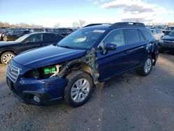 Salvage cars for sale from Copart West Warren, MA: 2017 Subaru Outback 2.5I Premium