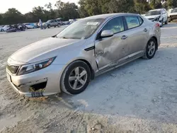 Salvage cars for sale at Ocala, FL auction: 2015 KIA Optima LX