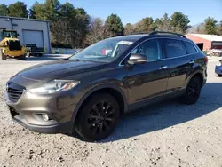 Salvage cars for sale at Mendon, MA auction: 2015 Mazda CX-9 Grand Touring