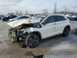 Carros salvage para piezas a la venta en subasta: 2022 Infiniti QX50 Luxe