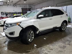 Salvage cars for sale at Candia, NH auction: 2015 Ford Edge Titanium