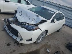 Salvage cars for sale at Kansas City, KS auction: 2017 Toyota Corolla L