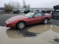 Chevrolet salvage cars for sale: 1986 Chevrolet Corvette