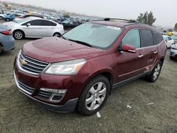 Salvage cars for sale at Antelope, CA auction: 2016 Chevrolet Traverse LTZ