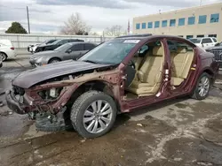 Salvage cars for sale at Littleton, CO auction: 2011 Honda Accord EXL