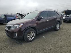 Salvage cars for sale at Eugene, OR auction: 2015 KIA Sorento LX